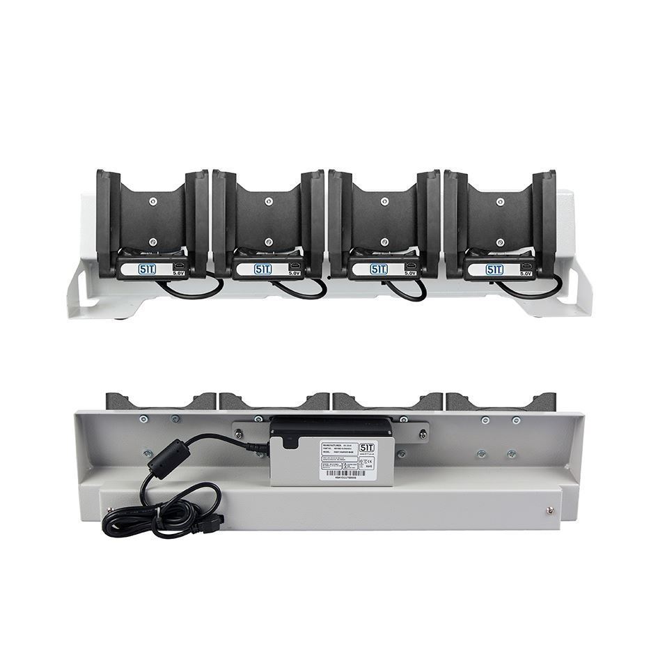 TC51 / TC56 / TC52 / TC57 Without Bumper Charging Cradle - 4 Bay Unit