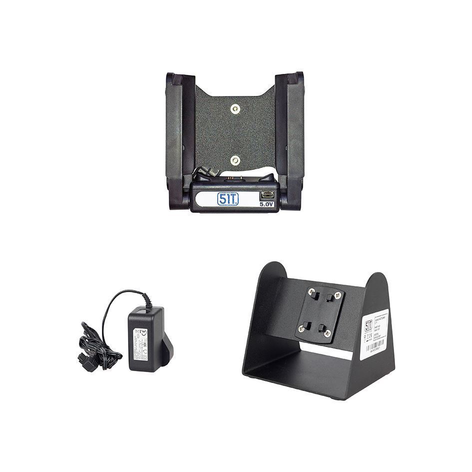 TC51 / TC56 / TC52 / TC57 Without Bumper Charging Cradle - Single Bay Bundle