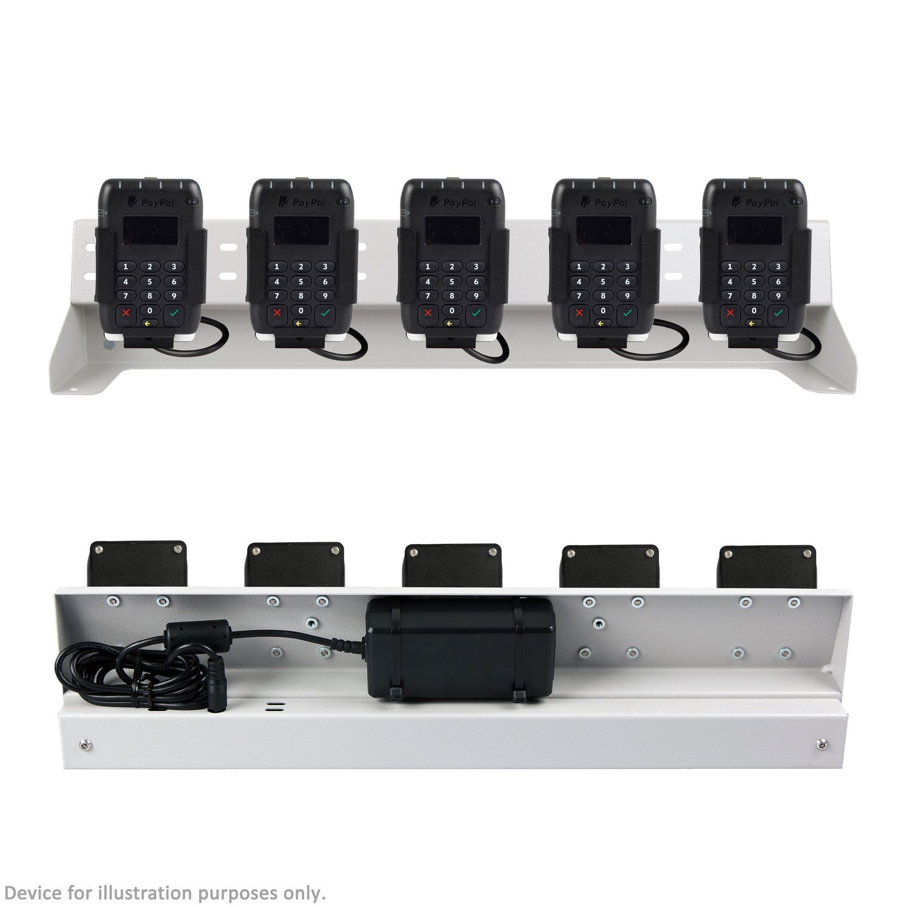 PayPal Card Reader Charging Cradle - 5 Bay Unit