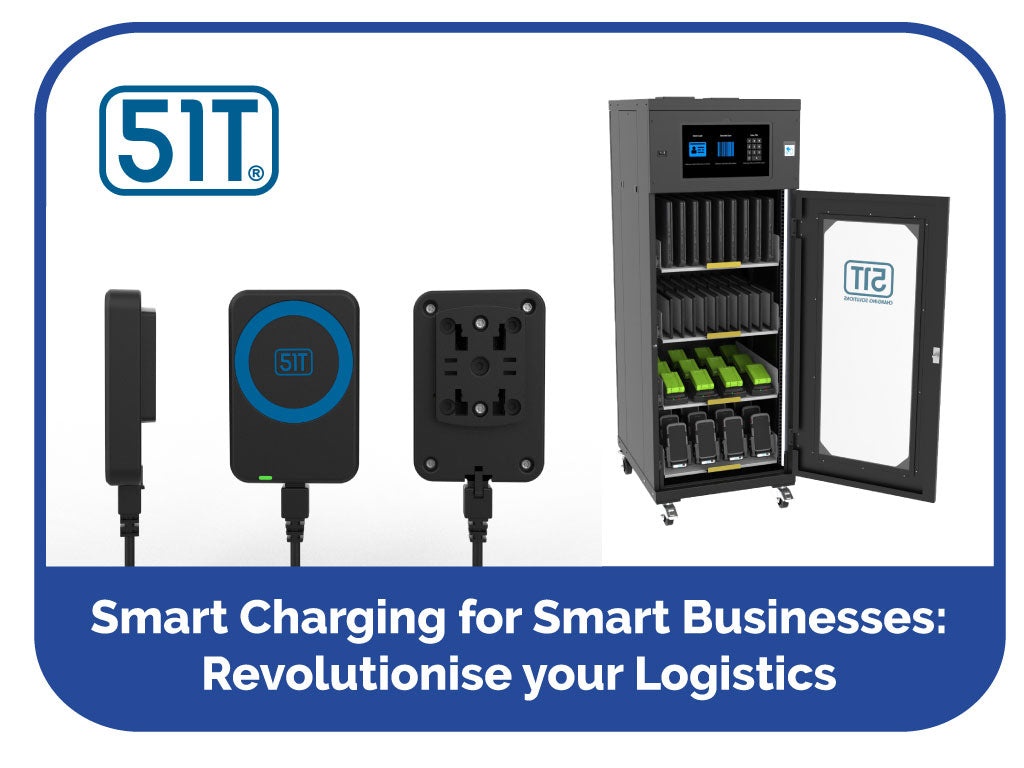 Smart Charging for Smart Businesses: Revolutionising Logistics with 51T’s Multi Device Smart Charging Cabinet