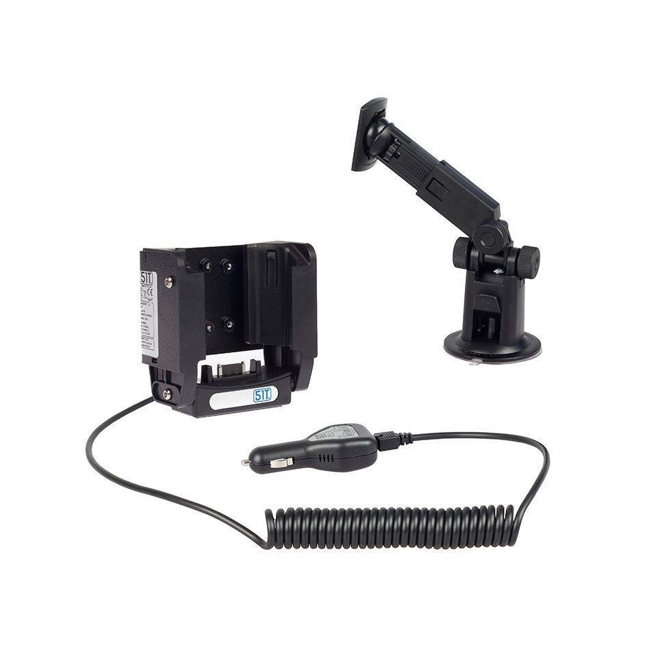 CN70 / CN70E Charging Cradle - Cig Plug, Curly Cable and Extended Mount Bundle